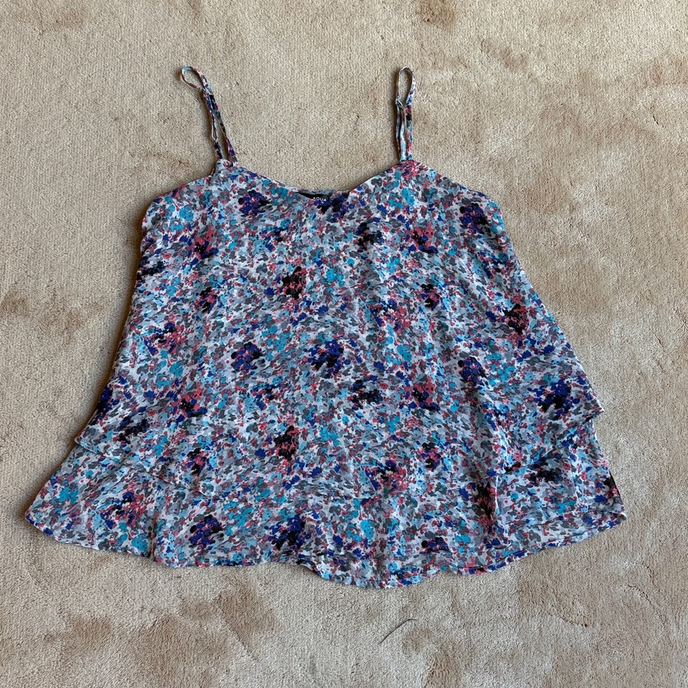 Aqua spring/summer tank